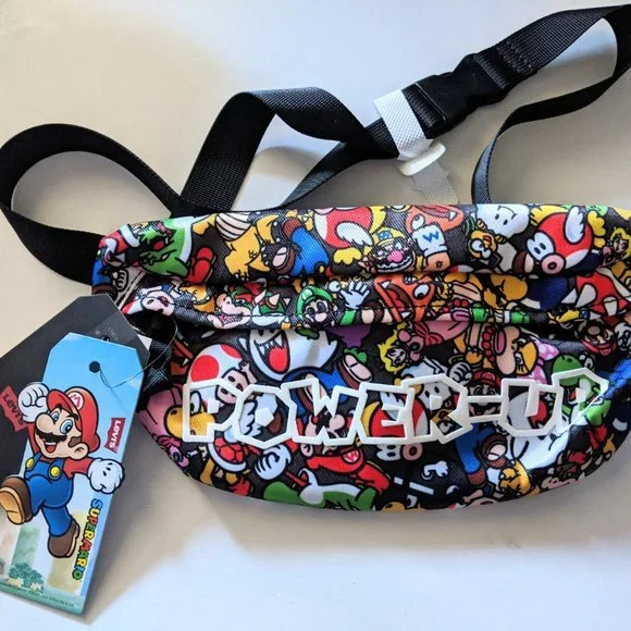2020 Levi's x Mario collab all over print bum bag - Picture 1 of 4